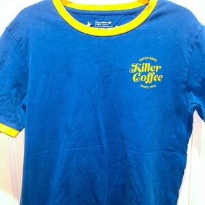 Blue, Killer Coffee, Dutch Bros Shirt